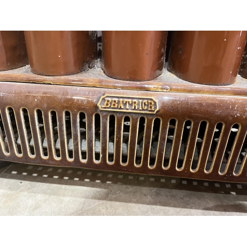 35 - TWO GLAZED RADIATORS