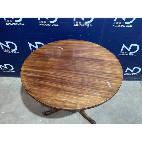 48A - TILT TOP OCCASSIONAL TRI POD TABLE