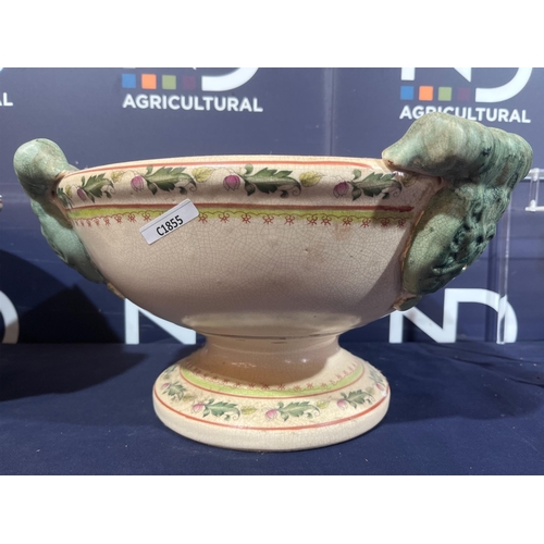 25 - PAIR OF PORCELAIN URNS