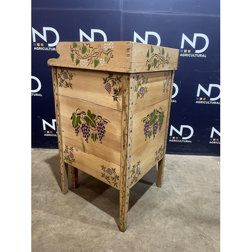 35 - VICTORIAN PAINTED PINE CUPBOARD