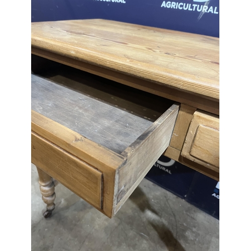 39 - VICTORIAN PINE HALL TABLE