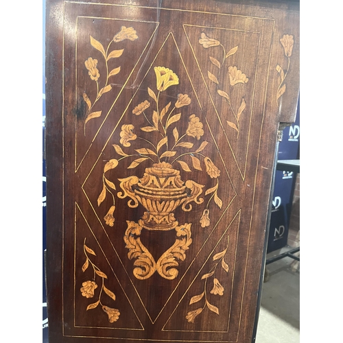 46 - DUTCH MARQUETRY TALL CHEST