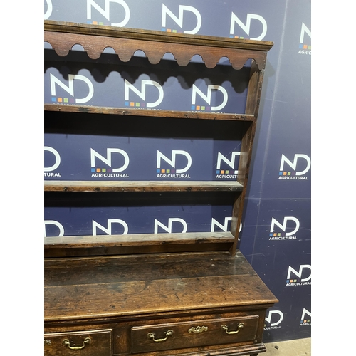 51 - GEORGIAN OAK DRESSER