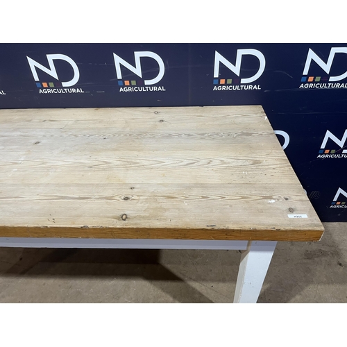 6 - PINE KITCHEN TABLE