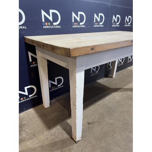 6 - PINE KITCHEN TABLE