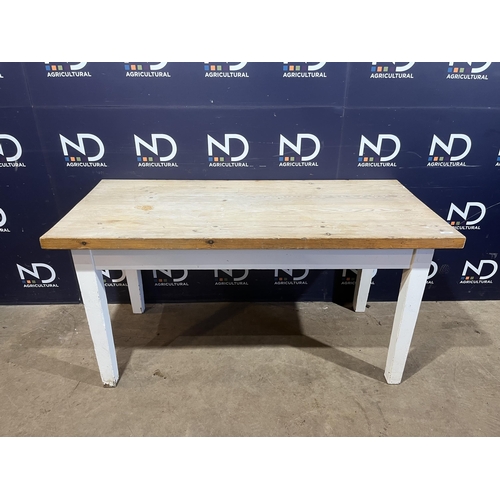 6 - PINE KITCHEN TABLE