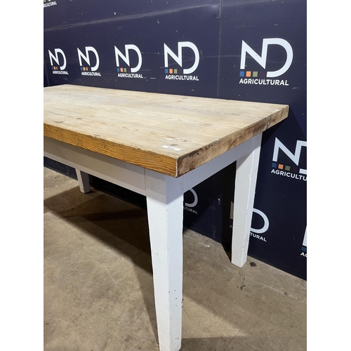 6 - PINE KITCHEN TABLE