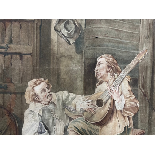 56 - LARGE PAINTING ON CANVAS