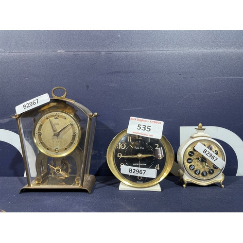 THREE CLOCKS