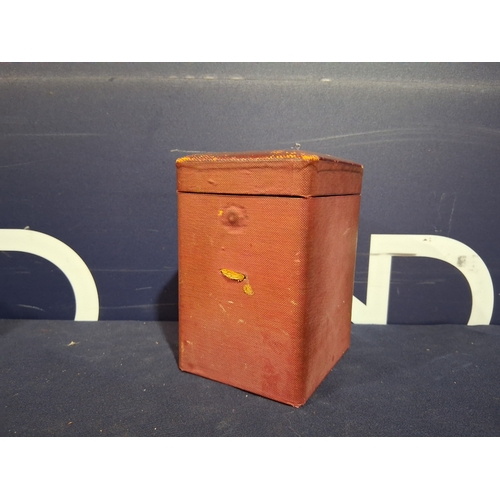 173 - FRENCH CARRIAGE CLOCK WITH ORIGINAL CASE