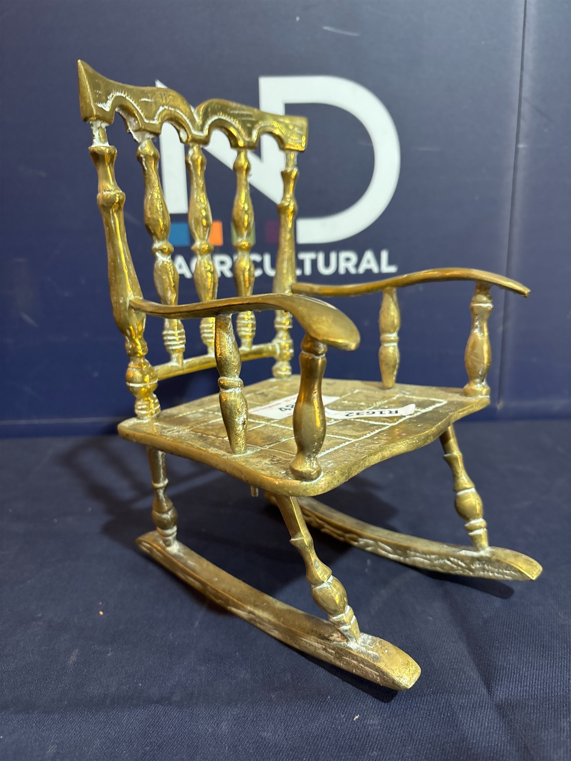 BRASS ROCKING CHAIR