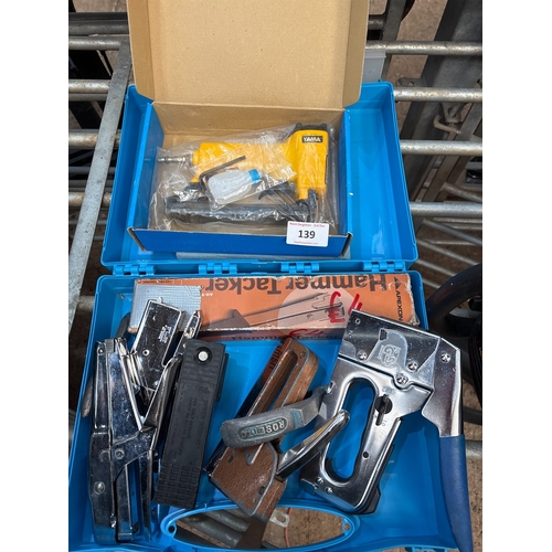 139 - STAPLERS ETC