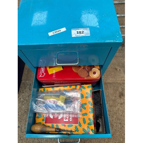 182 - METAL DRAWERS