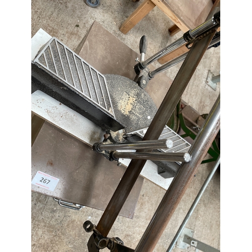 267 - WORKSHOP FILING CABINET ETC