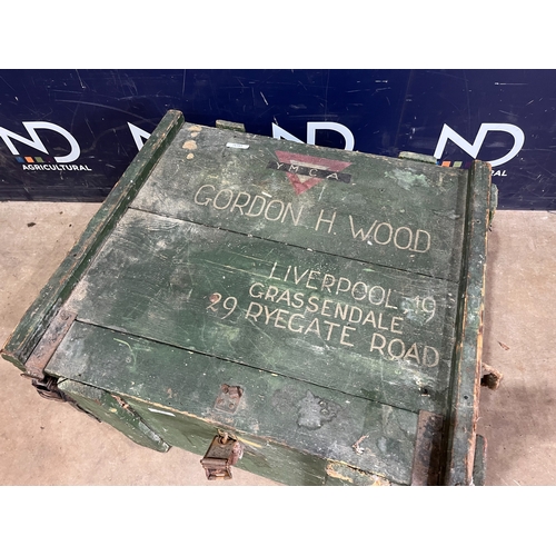 286 - WOODEN PINE BOX