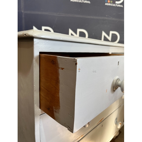 287 - VICTORIAN PINE CHEST OF DRAWERS