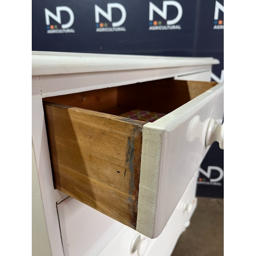 291 - VICTORIAN PINE CHEST OF DRAWERS