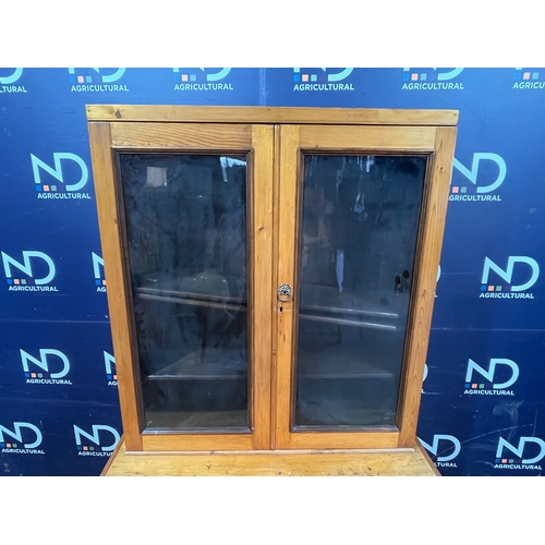 294 - VICTORIAN PINE DRESSER