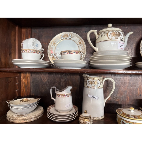 295 - NORITAKE PART TEA SET ETC