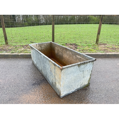 LARGE GALVANISED TROUGH