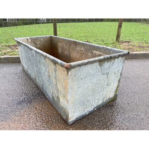 LARGE GALVANISED TROUGH