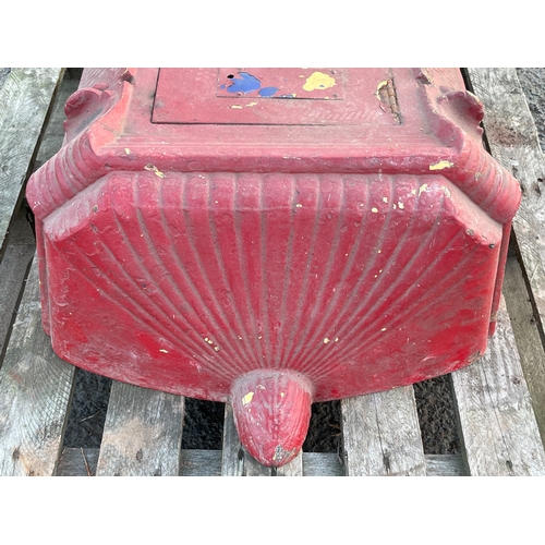 47 - LARGE CAST IRON POSTBOX
