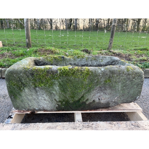 48 - CARVED SANDSTONE TROUGH