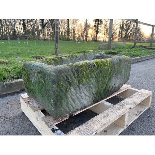 48 - CARVED SANDSTONE TROUGH