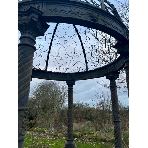 LARGE CAST IRON GARDON PAGODA