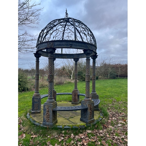 LARGE CAST IRON GARDON PAGODA