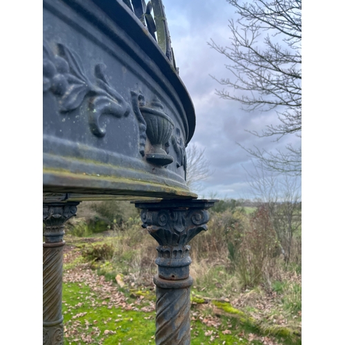 LARGE CAST IRON GARDON PAGODA