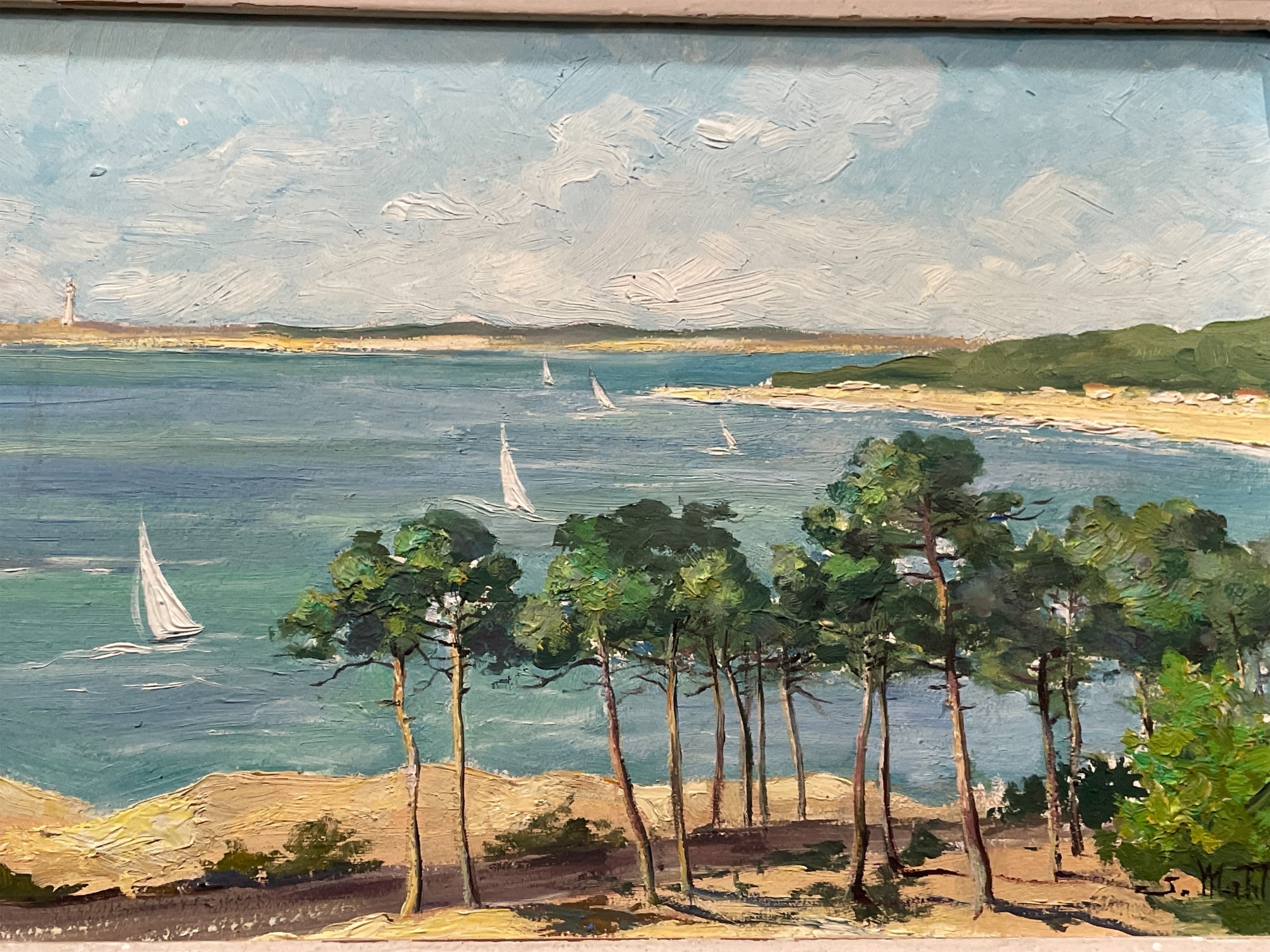 SIGNED OIL ON BOARD