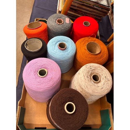 4 BOXES OF WOOL/ COTTON