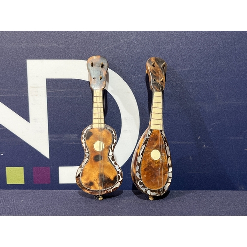 237A - TORTOISE SHELL UKELE AND BANJO