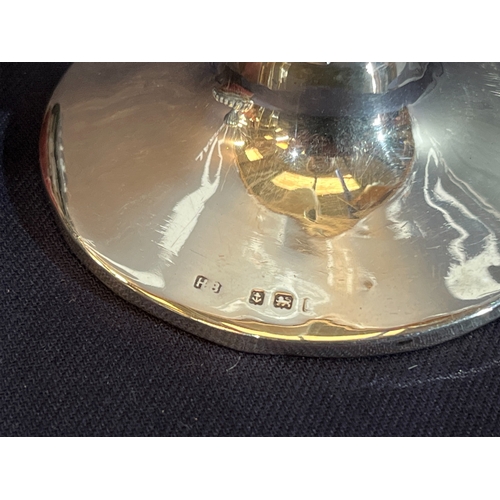 238 - SILVER STAMP AND INKWELL