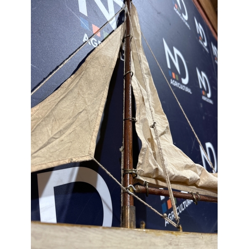 239 - WOODEN TOY BOAT
