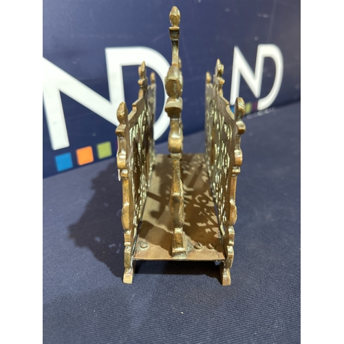 244 - BRASS LETTER RACK