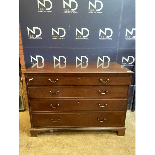 250 - MAHOGANY CHEST OF DRAWERS