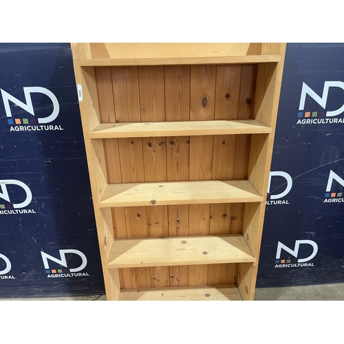 254 - PINE BOOKCASE