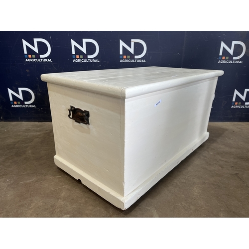 256 - VICTORIAN PAINTED PINE BOX