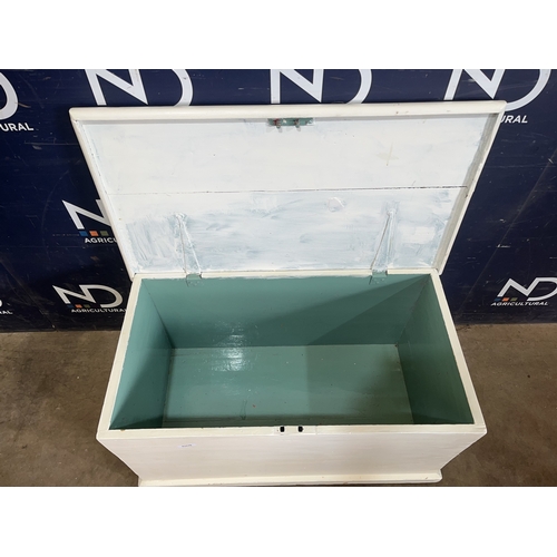 256 - VICTORIAN PAINTED PINE BOX