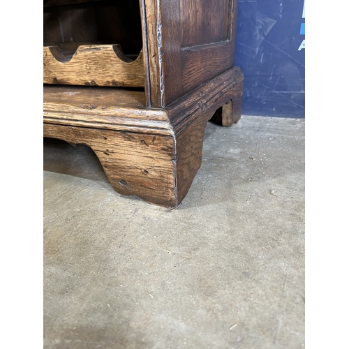 257 - OAK WINE RACK