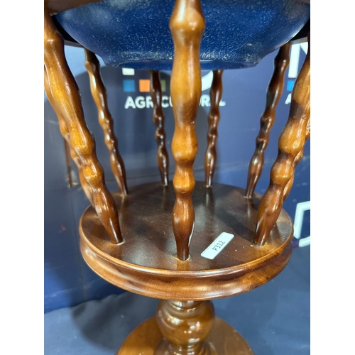 403 - POTTERY BOWL IN STAND