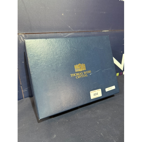 404 - THOMAS WEBB CRYSTAL GLASSWARE