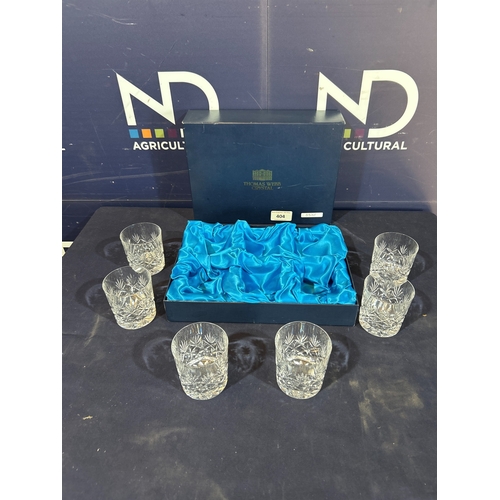 404 - THOMAS WEBB CRYSTAL GLASSWARE