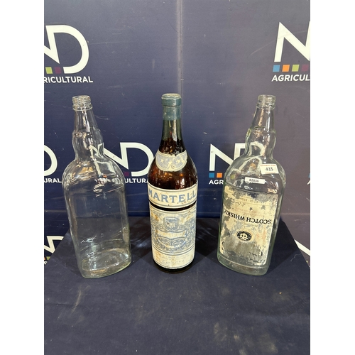 415 - OVERSIZED ALCOHOL BOTTLES