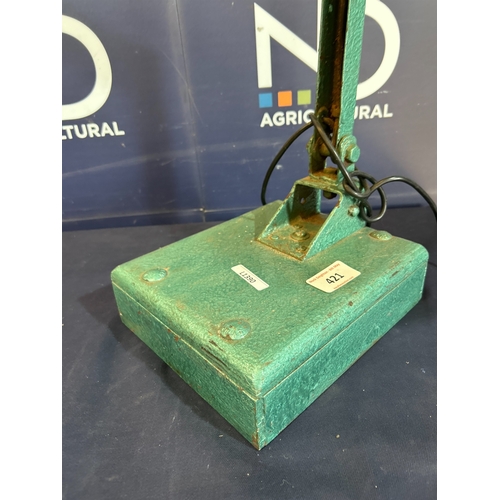 421 - INDUSTRIAL ANGLEPOISE LAMP
