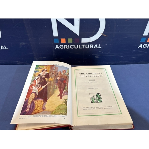 428 - TEN CHILDRENS ENCYCLOPEDIAS