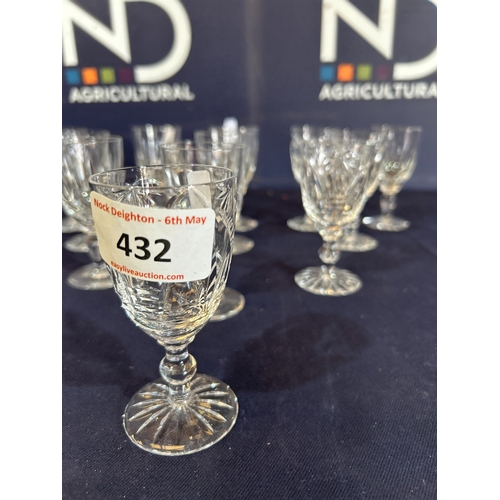 432 - GLASSWARE