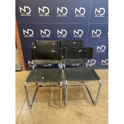 441 - MID CENTURY CHROME  CHAIRS